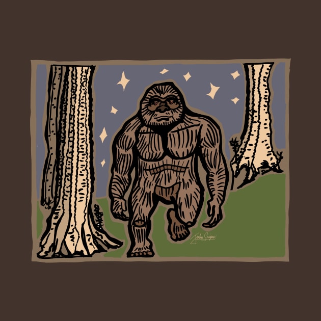 Strolling Sasquatch by JSnipe