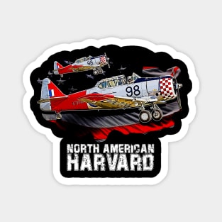 North American Harvard training aircraft Magnet