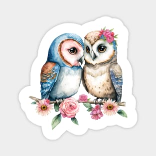 owl Blue Magnet