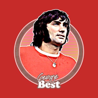 George Best /// Retro Fan Art Design T-Shirt