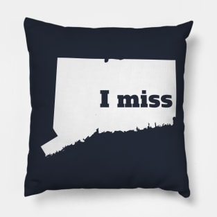 I Miss Connecticut - My Home State Pillow