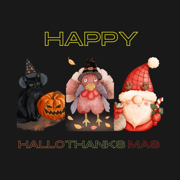 Happy hallothanksmas by Nanouche