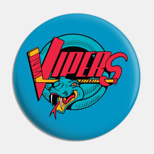 Detroit Vipers Pin by MindsparkCreative