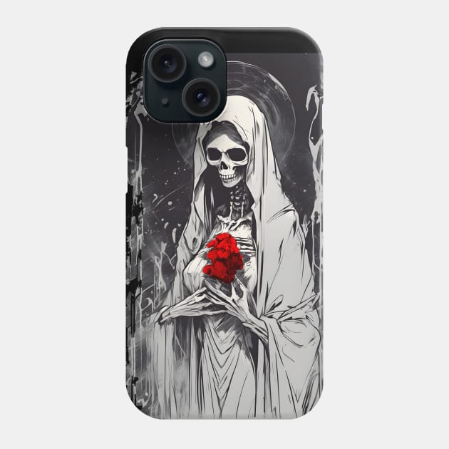 santa muerte Phone Case by huwagpobjj