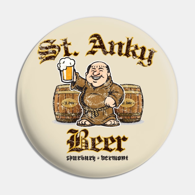 St. Anky Beer Pin by MindsparkCreative