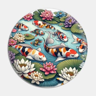 Koi Pond Pin