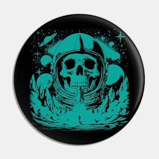 Skull to The Moon Pin