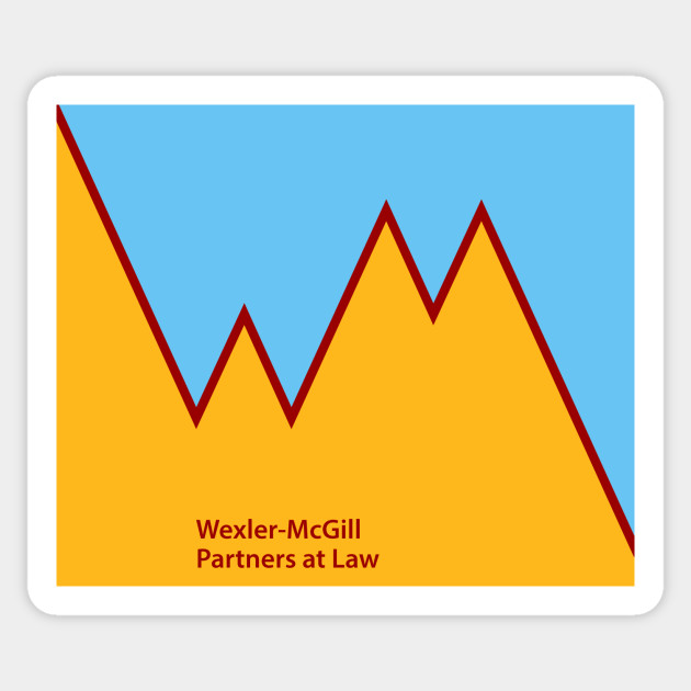 Better Call Saul Wexler Mcgill Logo Better Call Saul Sticker
