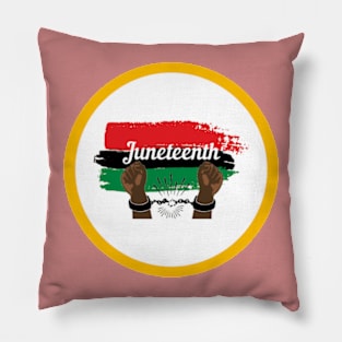 Juneteenth independence day. Pillow