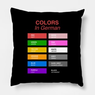 Colors in German Pillow