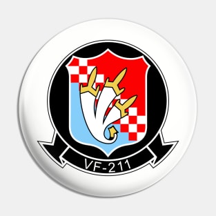 VF-211 Checkmates Squadron Patch Pin