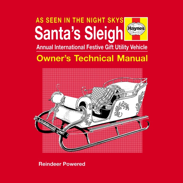 Santas Sleigh Christmas Haynes Manual by Bevatron