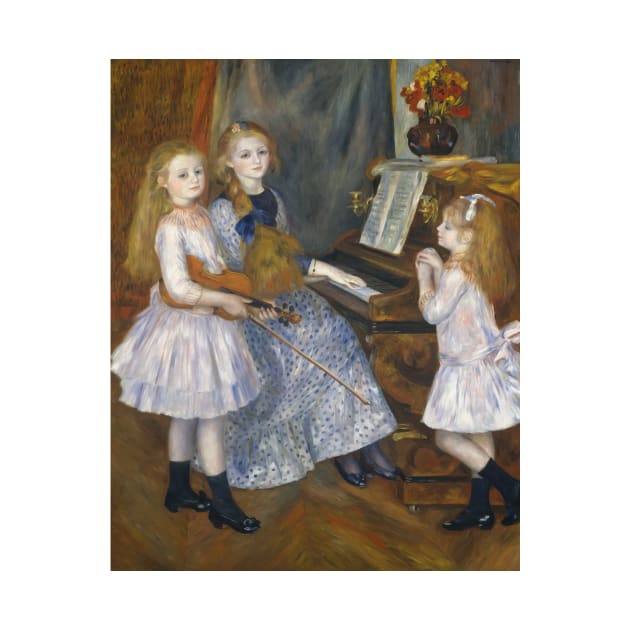 The Daughters of Catulle Mendes by Auguste Renoir by Classic Art Stall