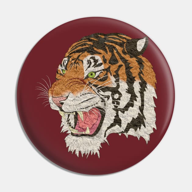 Angry Tiger Pin by osfe