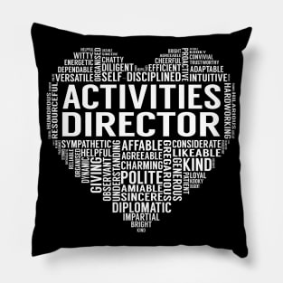 Activities Director Heart Pillow