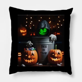 trick or trash Pillow