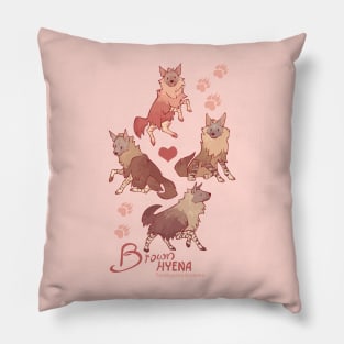 Brown Hyena Pillow