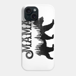 Mama Bear (Black) Phone Case