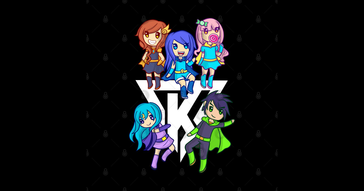 Funneh and the Krew Cartoon - Funneh - Sticker | TeePublic