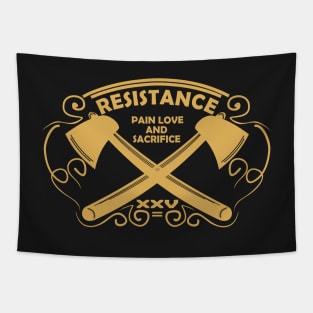 The lumberjack resistance Tapestry