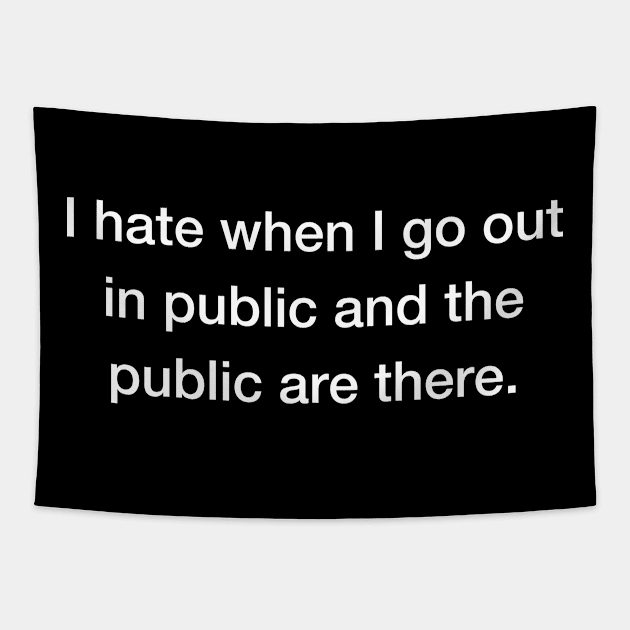 I Hate the Public Tapestry by Koala Station