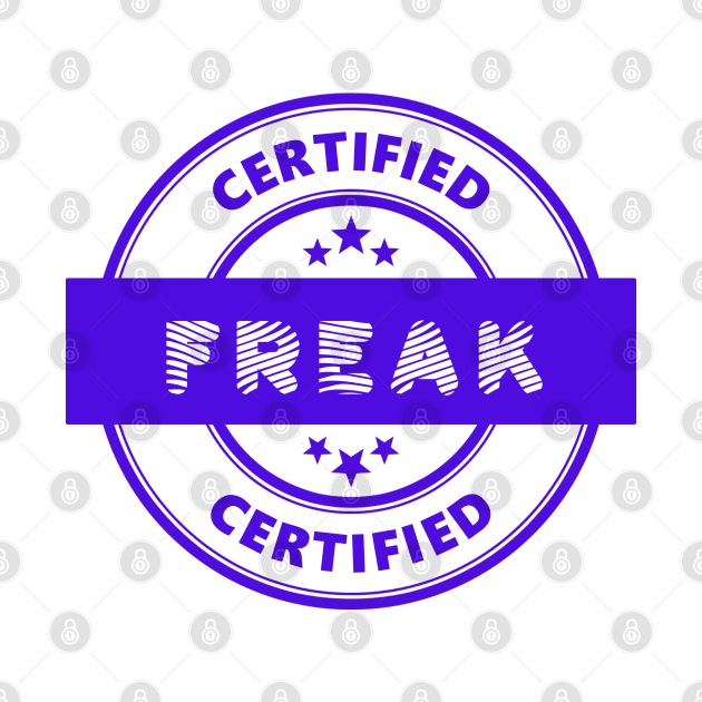 CERTIFIED FREAK Stamp by hrcreates