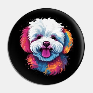 Bichon Frise Smiling Pin