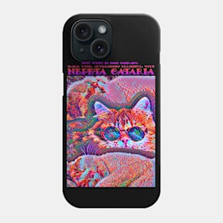 cats on catnip-psychedelic Phone Case