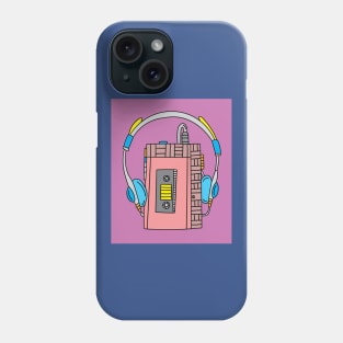 Old Colorful Stylish Retro Music Radios Phone Case