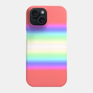 Neon Salmon Rainbow Phone Case