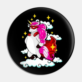 Magical Unicorn Superhero Pin