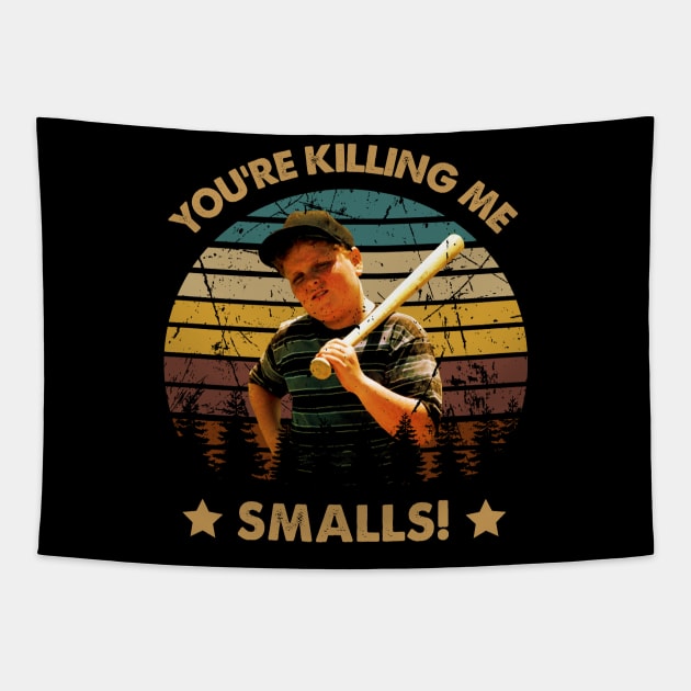 The Beast Unleashed The Sandlot Adventure And Friendship Tee Tapestry by Mandala Flowers