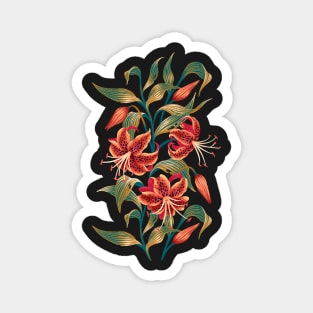 Tiger Lily - Orange Mint Magnet