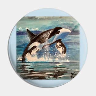 Happy Orca - Orca Strait IV Pin