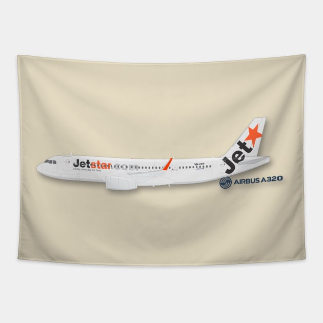 Airbus A320 Tapestry by GregThompson