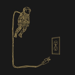 Astronaut unplugged space walk T-Shirt