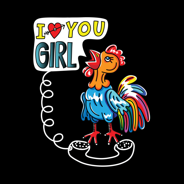 Rooster Call You Girl by martinussumbaji