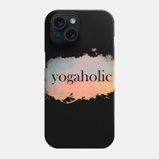 Yogaholic Watercolor Phone Case