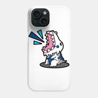 SM3GMASAURUS REX WHITE (BLUE) Phone Case