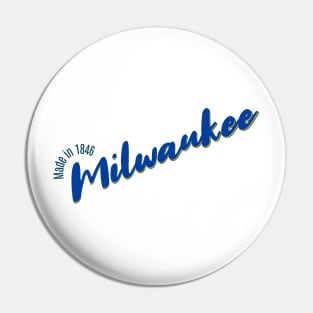 Milwaukee in 1846 Pin