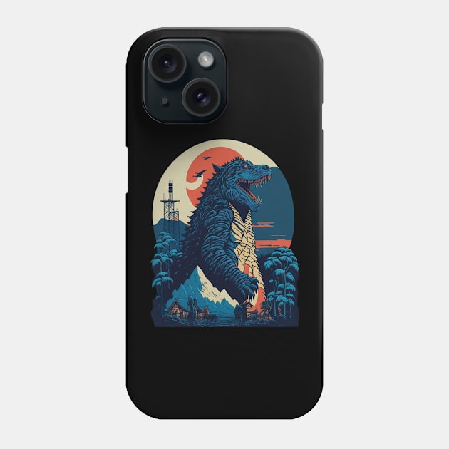 King of The monsters vector illustration design Phone Case by Nasromaystro