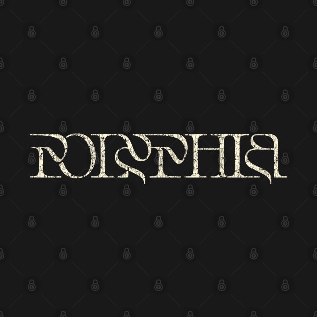 Vintage look Polyphia Distressed Text by Punk Fashion