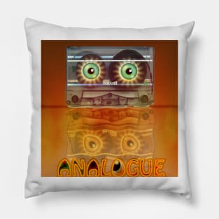 Cassette Tape Analogue Cartoon 3 Pillow