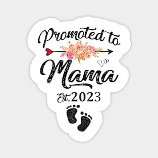 promoted to mama est 2023 Magnet