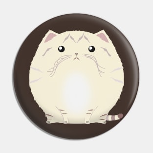 Sfurical round sand cat Pin