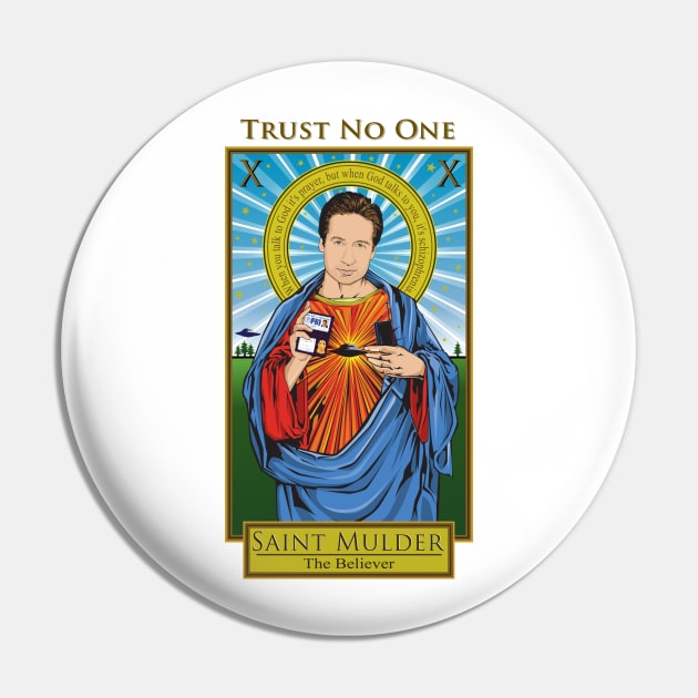 Saint Mulder Pin by Pop Art Saints