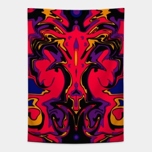 Superhero Tsunami Big Bold Abstract Explosion Tapestry