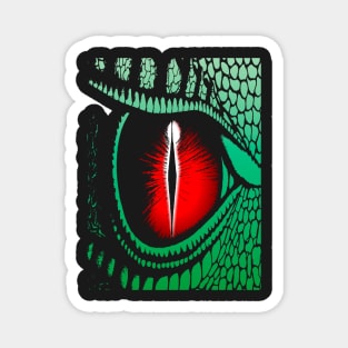 Red Dragons Eye Design Magnet