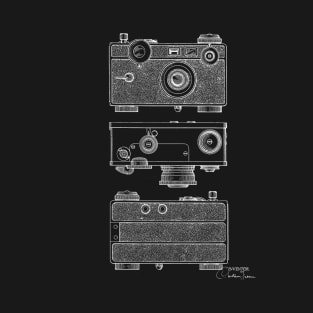 Camera Vintage Patent Drawing T-Shirt