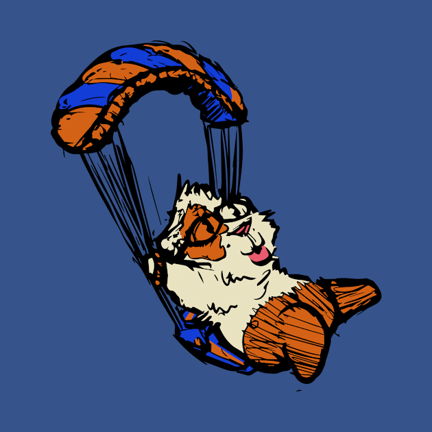 Guinea Pig Skydiver by GuineaPigArt